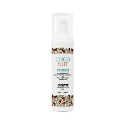 Exsens Warming Massage Oil Coconut 1.7 oz.
